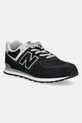 New Balance sneakers GC574EVB piele întoarsă negru GC574EVB
