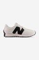 New Balance sneakers GS327CWB faux grain leather white GS327CWB