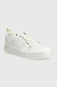Calvin Klein Jeans sneakers din piele YM0YM00575 BASKET CUPSOLE R LTH-TPU INSERT YM0YM00575 alb SS23