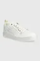 Δερμάτινα αθλητικά παπούτσια Calvin Klein Jeans YM0YM00575 BASKET CUPSOLE R LTH-TPU INSERT λευκό