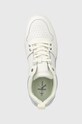 Calvin Klein Jeans sneakers din piele YM0YM00575 BASKET CUPSOLE R LTH-TPU INSERT alb YM0YM00575
