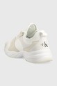 Încălțăminte Calvin Klein Jeans sneakers YM0YM00590 RETRO TENNIS SOCK YM0YM00590 alb