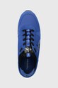 Кросівки Calvin Klein Jeans YM0YM00553 RUNNER SOCK LACEUP NY-LTH блакитний YM0YM00553