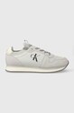 Calvin Klein Jeans sneakers RUNNER SOCK LACEUP NY-LTH textil gri YM0YM00553