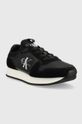Sneakers boty Calvin Klein Jeans Ym0ym00553 Runner Sock Laceup Ny-lth černá