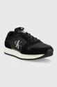 Calvin Klein Jeans sneakersy YM0YM00553 RUNNER SOCK LACEUP NY-LTH czarny