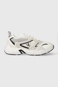 Αθλητικά Calvin Klein Jeans YM0YM00589 RETRO TENNIS SU-MESH υφασμάτινο λευκό YM0YM00589