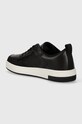 Obuwie Calvin Klein Jeans sneakersy skórzane BASKET CUPSOLE LOW LTH MONO YM0YM00574 czarny