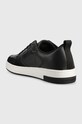 Obuwie Calvin Klein Jeans sneakersy skórzane BASKET CUPSOLE LOW LTH MONO YM0YM00574 czarny