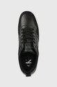 Calvin Klein Jeans sneakersy skórzane BASKET CUPSOLE LOW LTH MONO czarny YM0YM00574