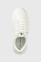 bianco Calvin Klein Jeans sneakers in pelle YM0YM00681 CHUNKY CUPSOLE MONOLOGO