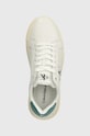 Кожаные кроссовки Calvin Klein Jeans YM0YM00681 CHUNKY CUPSOLE MONOLOGO белый YM0YM00681