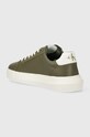 Încălțăminte Calvin Klein Jeans sneakers din piele YM0YM00681 CHUNKY CUPSOLE MONOLOGO YM0YM00681 verde