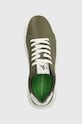 Calvin Klein Jeans sneakers din piele YM0YM00681 CHUNKY CUPSOLE MONOLOGO verde YM0YM00681