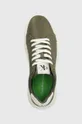 zielony Calvin Klein Jeans sneakersy skórzane YM0YM00681 CHUNKY CUPSOLE MONOLOGO