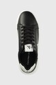 Шкіряні кросівки Calvin Klein Jeans YM0YM00681 CHUNKY CUPSOLE MONOLOGO чорний YM0YM00681