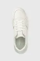 biały Calvin Klein sneakersy skórzane HM0HM00992 LOW TOP LACE UP PIPING