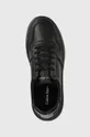 μαύρο Δερμάτινα αθλητικά παπούτσια Calvin Klein HM0HM00992 LOW TOP LACE UP PIPING