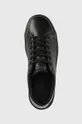 μαύρο Δερμάτινα αθλητικά παπούτσια Calvin Klein HM0HM00869 LOW TOP LACE UP FESTIVE