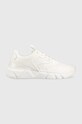 Kožené tenisky Calvin Klein LOW TOP LACE UP LTH HF Planet friendly biela HM0HM00995