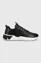 nero Calvin Klein sneakers in pelle LOW TOP LACE UP LTH HF Uomo