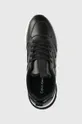 nero Calvin Klein sneakers in pelle LOW TOP LACE UP LTH HF