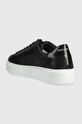 Obuwie Karl Lagerfeld sneakersy skórzane MAXI KUP KL52215.000 czarny