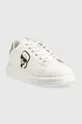 Δερμάτινα αθλητικά παπούτσια Karl Lagerfeld KL52533 KAPRI MENS λευκό