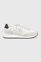 Karl Lagerfeld sneakersy VELOCITOR II skóra zamszowa biały KL52932.311