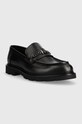 Karl Lagerfeld mokasyny skórzane MOKASSINO LUG KL11575.000 czarny SS23