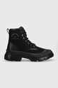 Кеди Karl Lagerfeld KL25251 TREKKA MEN лицьова шкіра чорний KL25251.90X
