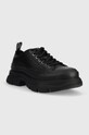Karl Lagerfeld bőr tornacipő LUNAR KL22921.00X fekete SS23