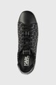 Karl Lagerfeld sneakersy skórzane KL51013A KUPSOLE III czarny KL51013A.H0M