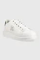Δερμάτινα αθλητικά παπούτσια Karl Lagerfeld KL52536 KAPRI MENS λευκό