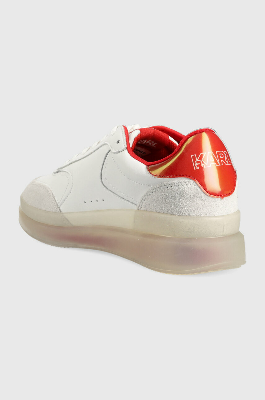 Karl Lagerfeld sneakersy skórzane KL53426 BRINK Cholewka: Skóra naturalna, Wnętrze: Materiał syntetyczny, Materiał tekstylny, Podeszwa: Materiał syntetyczny