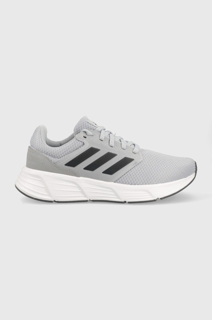 Обувки за бягане adidas Performance Galaxy 6 изкуствена кожа сив GW4140
