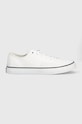 Πάνινα παπούτσια Tommy Jeans Leather Vulc Tjm Ess Planet friendly λευκό EM0EM01047