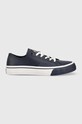 Tommy Jeans tenisówki LEATHER VULC TJM ESS Planet friendly granatowy EM0EM01047