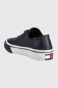 Obuwie Tommy Jeans tenisówki LEATHER VULC TJM ESS EM0EM01047 granatowy