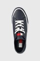 Tommy Jeans tenisówki LEATHER VULC TJM ESS granatowy EM0EM01047