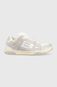 Tommy Jeans sneakers din piele Skate Sneaker piele întoarsă gri EM0EM01134