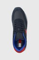 Tommy Jeans sneakersy EM0EM01136 TOMMY JEANS LEATHER RUNNER granatowy EM0EM01136