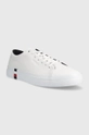 Kožne tenisice Tommy Hilfiger FM0FM04351 MODERN VULC CORPORATE LEATHER bijela