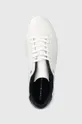 λευκό Δερμάτινα αθλητικά παπούτσια Tommy Hilfiger MODERN ICONIC COURT CUP LEATHER