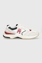 Кросівки Tommy Hilfiger FM0FM04360 MODERN PREP MIX RWB синтетичний білий FM0FM04360