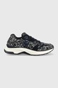 Superge Tommy Hilfiger Zrnato usnje mornarsko modra FM0FM04361