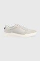 Tommy Hilfiger sneakers din piele FM0FM04358 ELEVATED CUPSOLE LEATHER MIX piele întoarsă gri FM0FM04358
