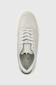 Tommy Hilfiger sneakersy skórzane FM0FM04358 ELEVATED CUPSOLE LEATHER MIX szary FM0FM04358