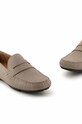 Încălțăminte Emporio Armani mocasini din piele intoarsa X4B146 XN784 S747 X4B146.XN784.S747 maro