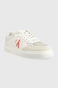 Calvin Klein Jeans sneakersy CASUAL CUPSOLE XRAY YM0YM00607 biały SS23